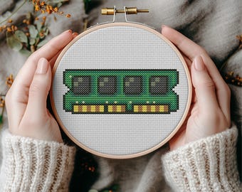 Computer RAM | Cross Stitch Pattern | Digital Download