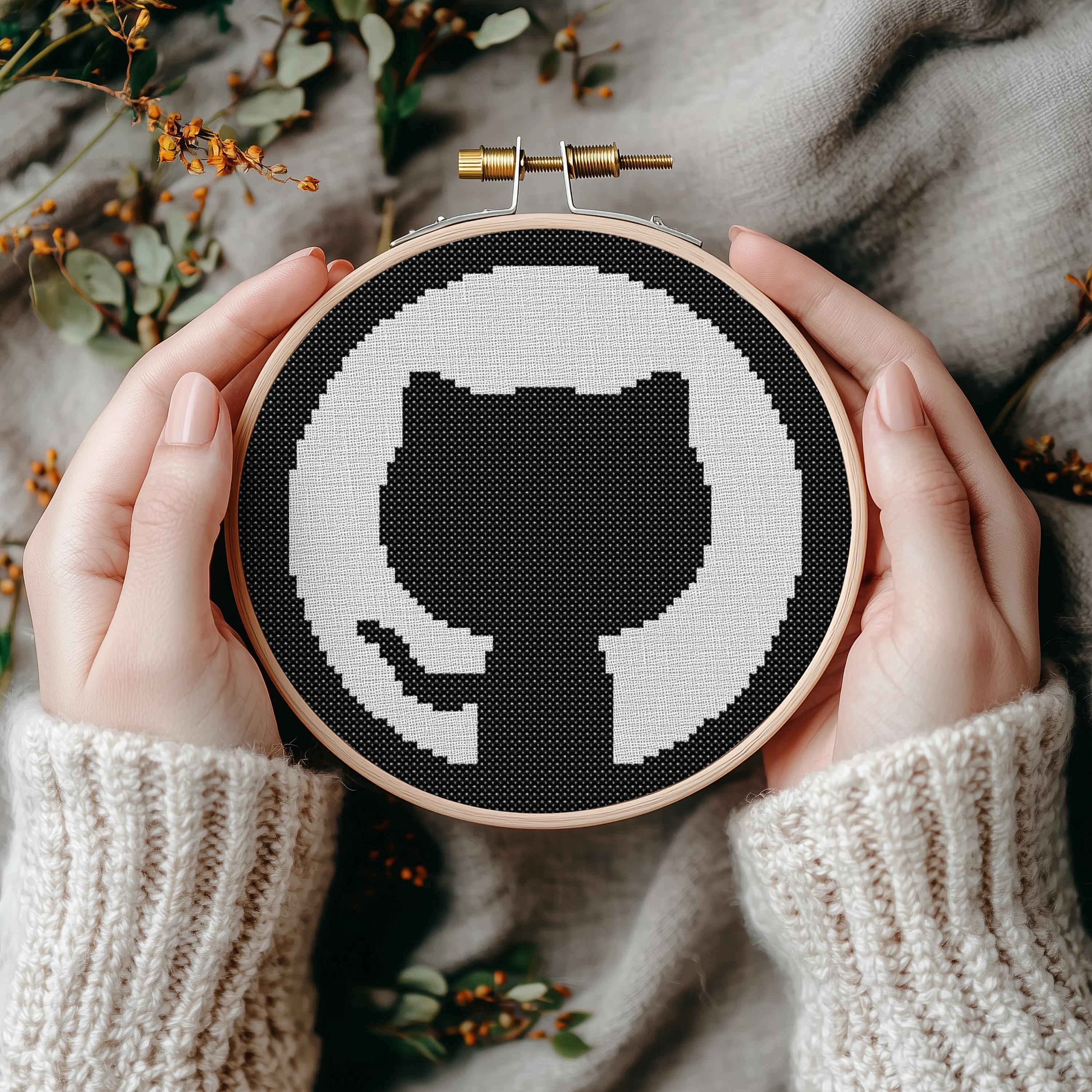 Github Octocat Cross Stitch Pattern - Digital Download - Etsy