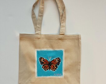 Monarch Tote Bag Original Artwork