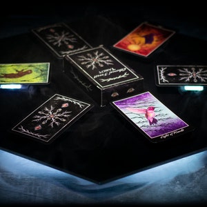 Ethereal Forest Tarot deck box and cards