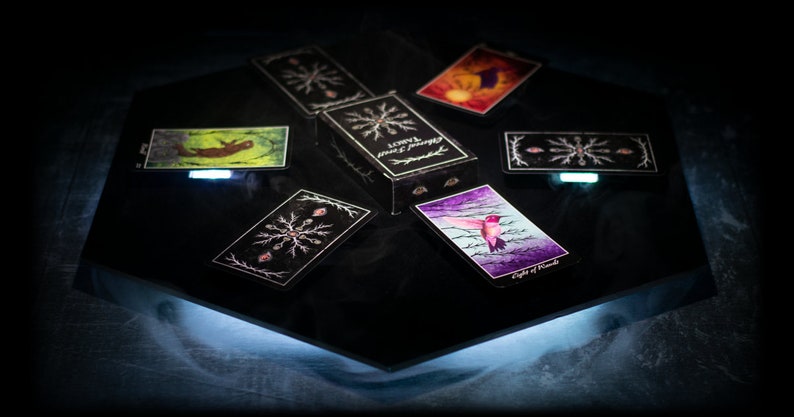 Ethereal Forest Tarot deck box and cards