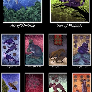 Minor Arcana Pentacle cards