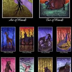 Minor Arcana Wands cards