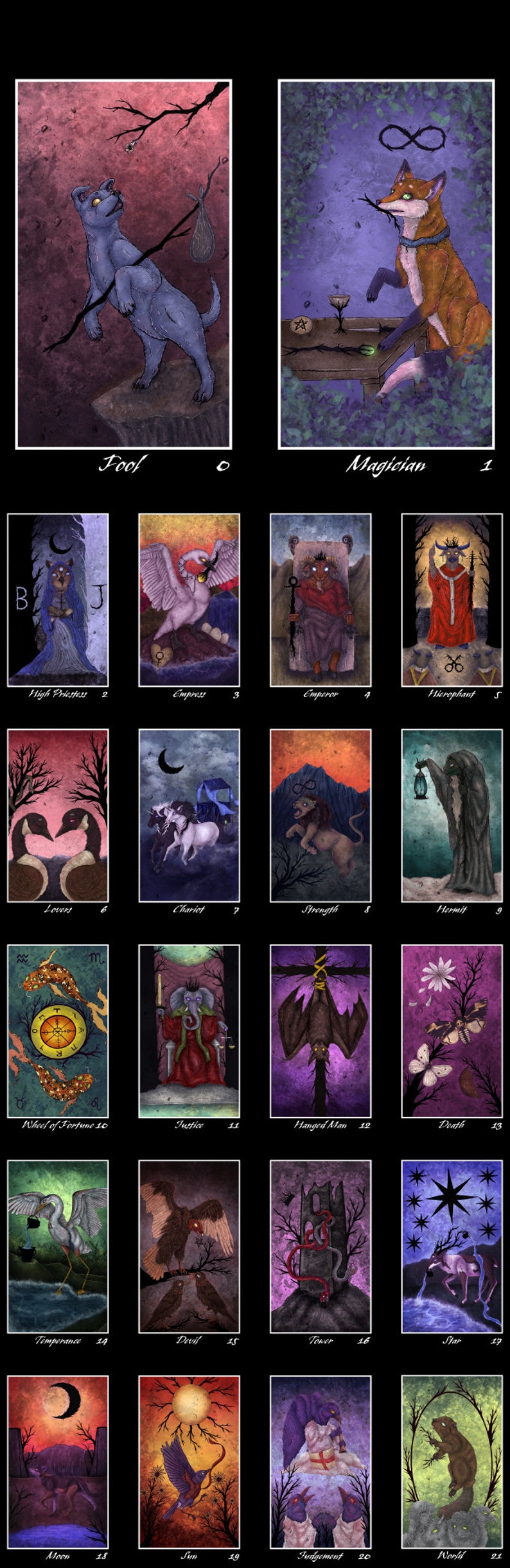Major Arcana Cards