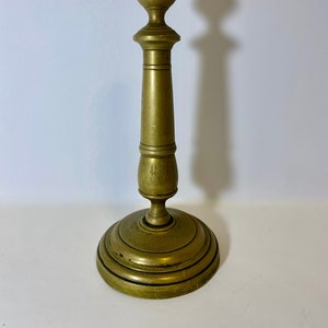 PAIR OF 18TH CENTURY FRENCH BRASS CANDLESTICKS - Helen Storey Antiques