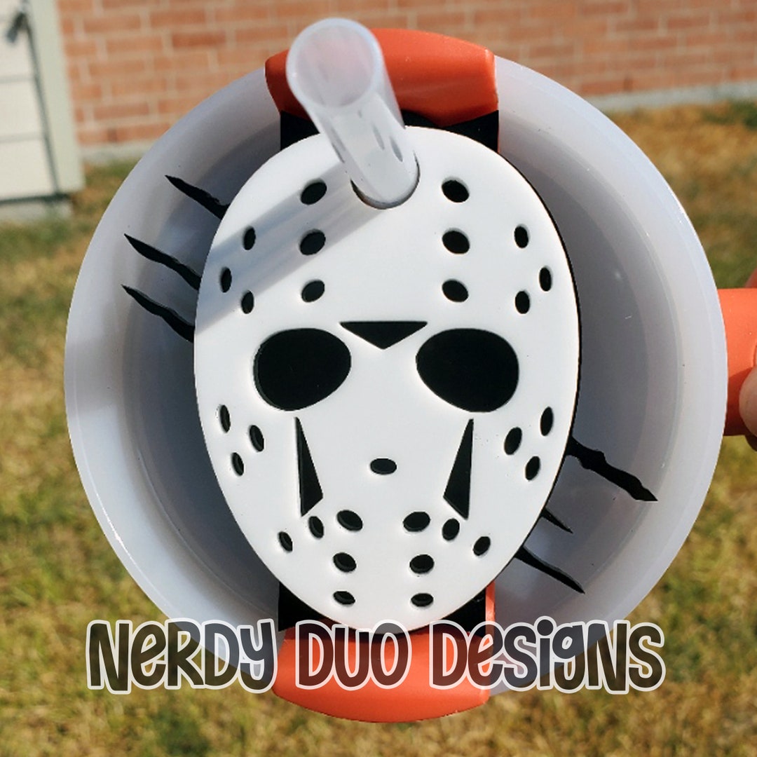 Jason Topper Jason Voorhees Stanley Name Plate Topper quencher H2.0 Version ONLY ...