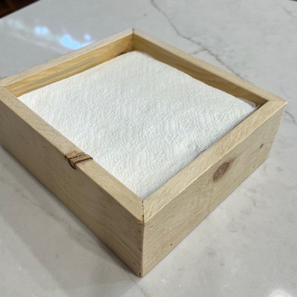 Rustic Flat Napkin holder