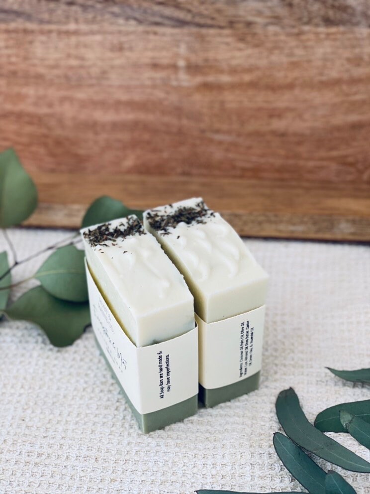 Eucalyptus & Mint Soap Bar, Bar Soap, Nourishing, Natural, Cold Process ...