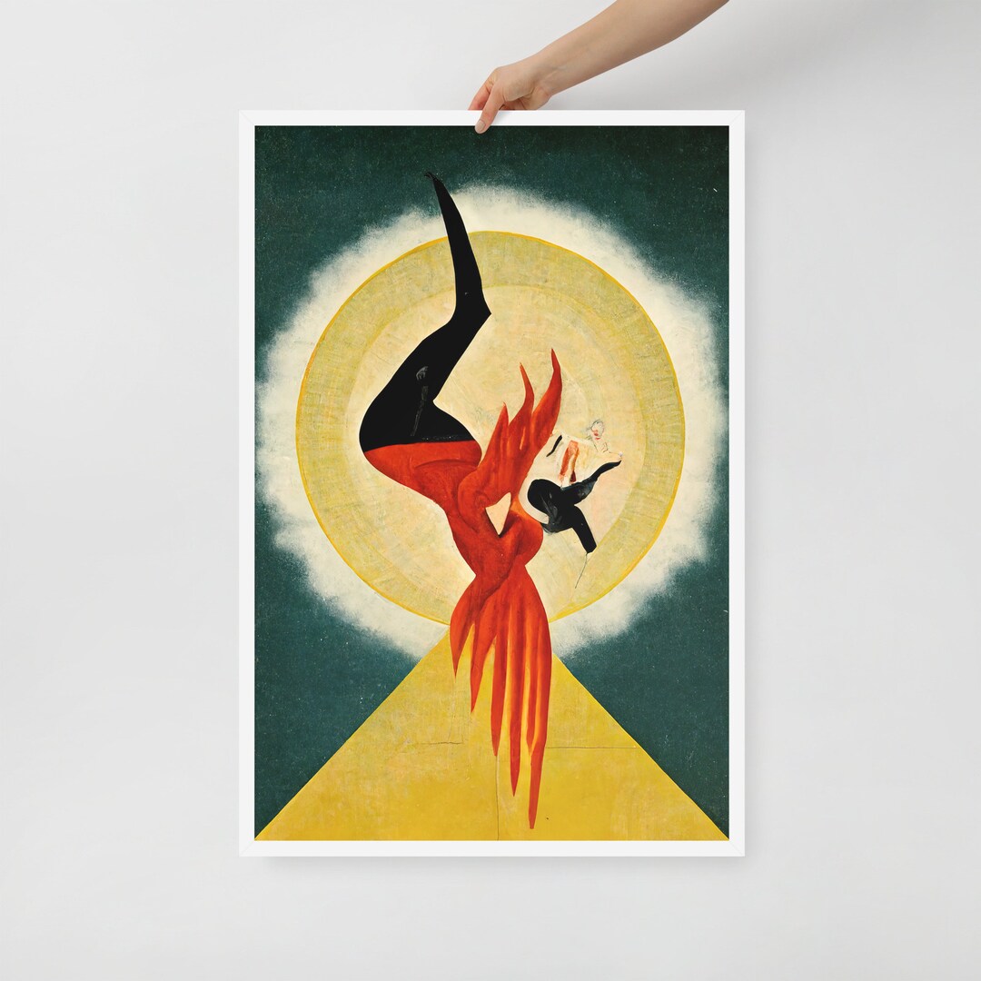 Abstract Esoteric Occult, Original Artwork, Framed Poster - Etsy