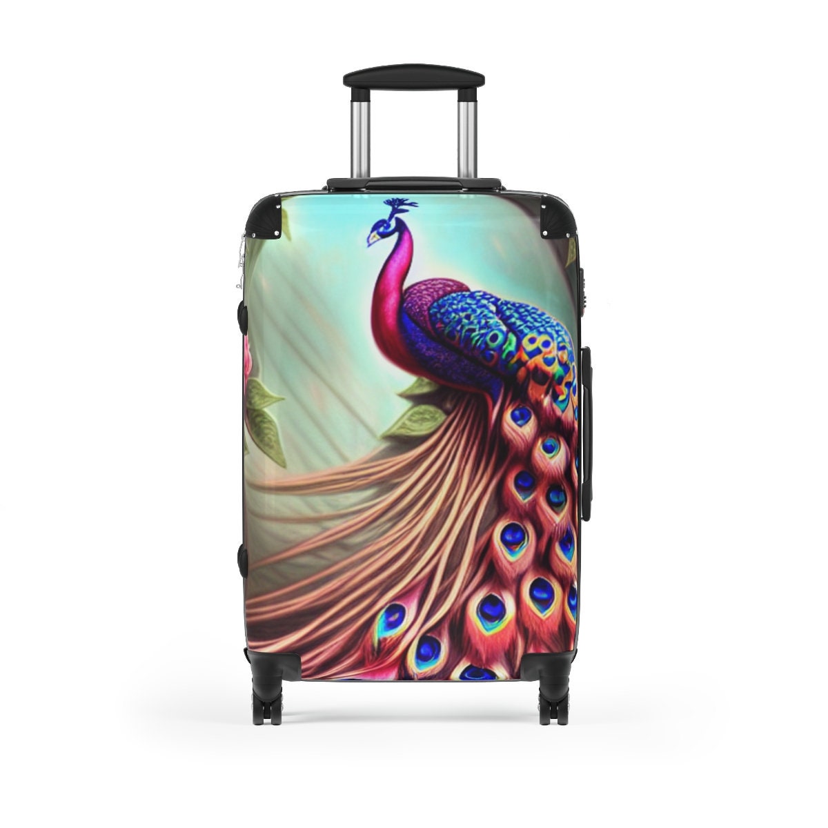 Gorgeous Peacock Vacation Suitcase