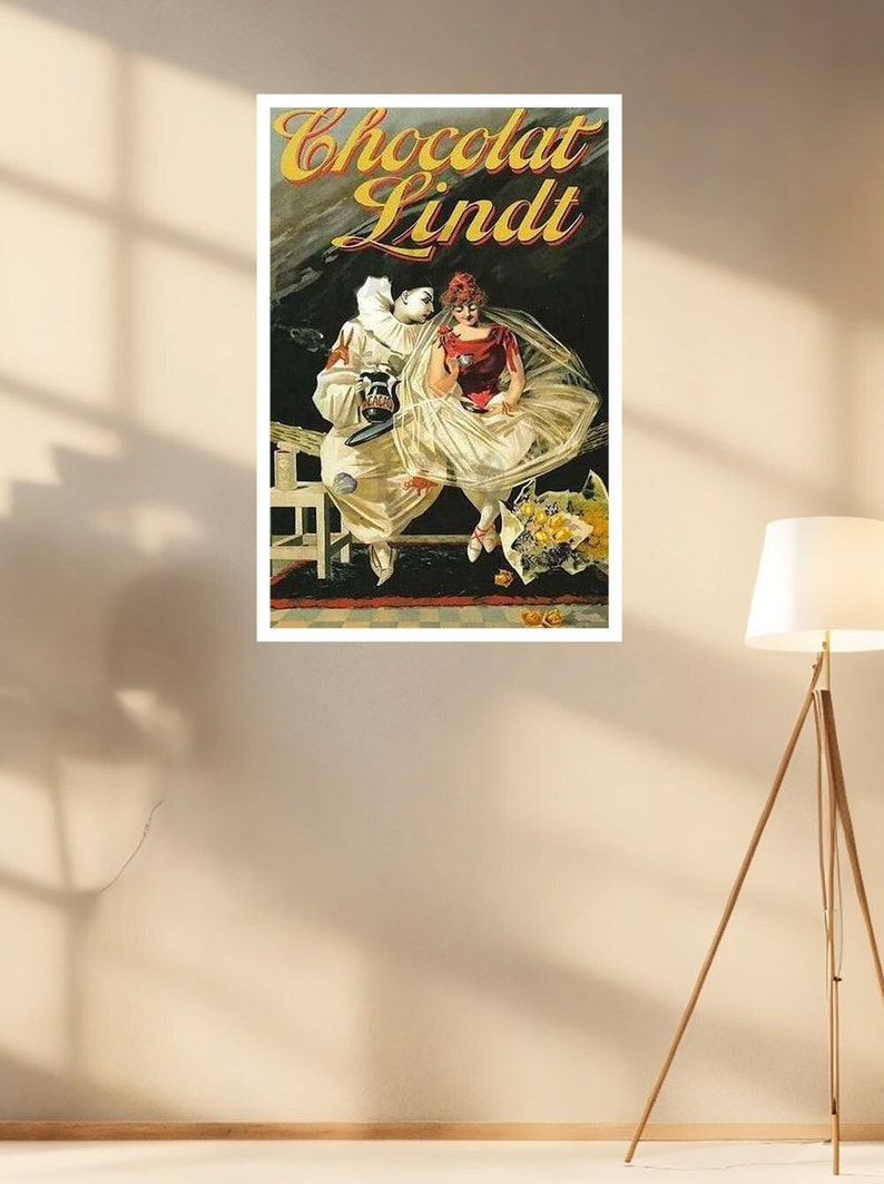 Vintage Smarties Chocolate Sweets Advertising Poster – A4 Print, Reproduction, UK