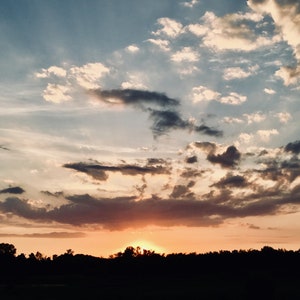 Sunset evening
