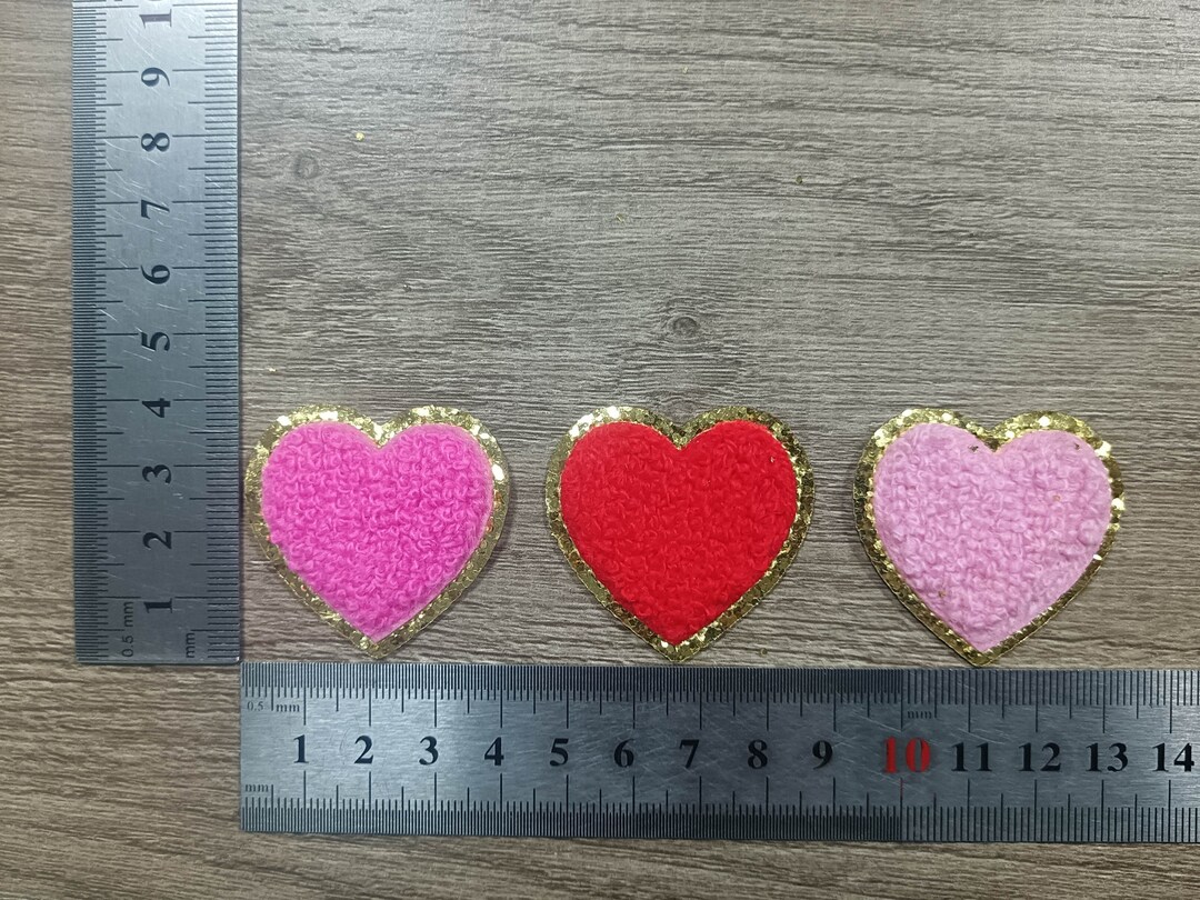 Valentine Glitter Heart Patch Heat Pressiron On Etsy