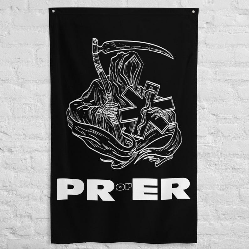 PR or ER Home Gym Banner Flag Wall Decor Poster Quote Etsy