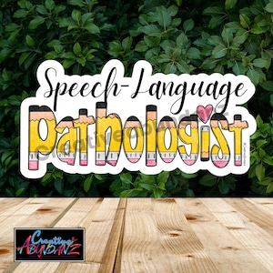 Speech language pathologist, Speech Therapy Gift,  school, stickers,  college degree, laptop stickers, water bottle stickers, Therapist Gift