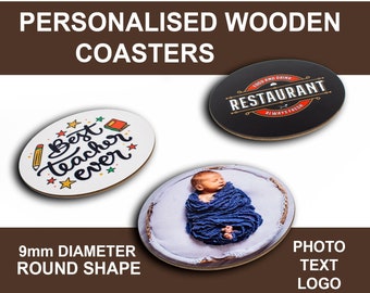 Personalised Coaster Round Shape