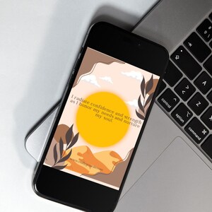 25 Mighty Self-Care Affirmation Cards | PDF Affirmation Cards | Digital Affirmation Cards | Affirmation Cards Printable Cards