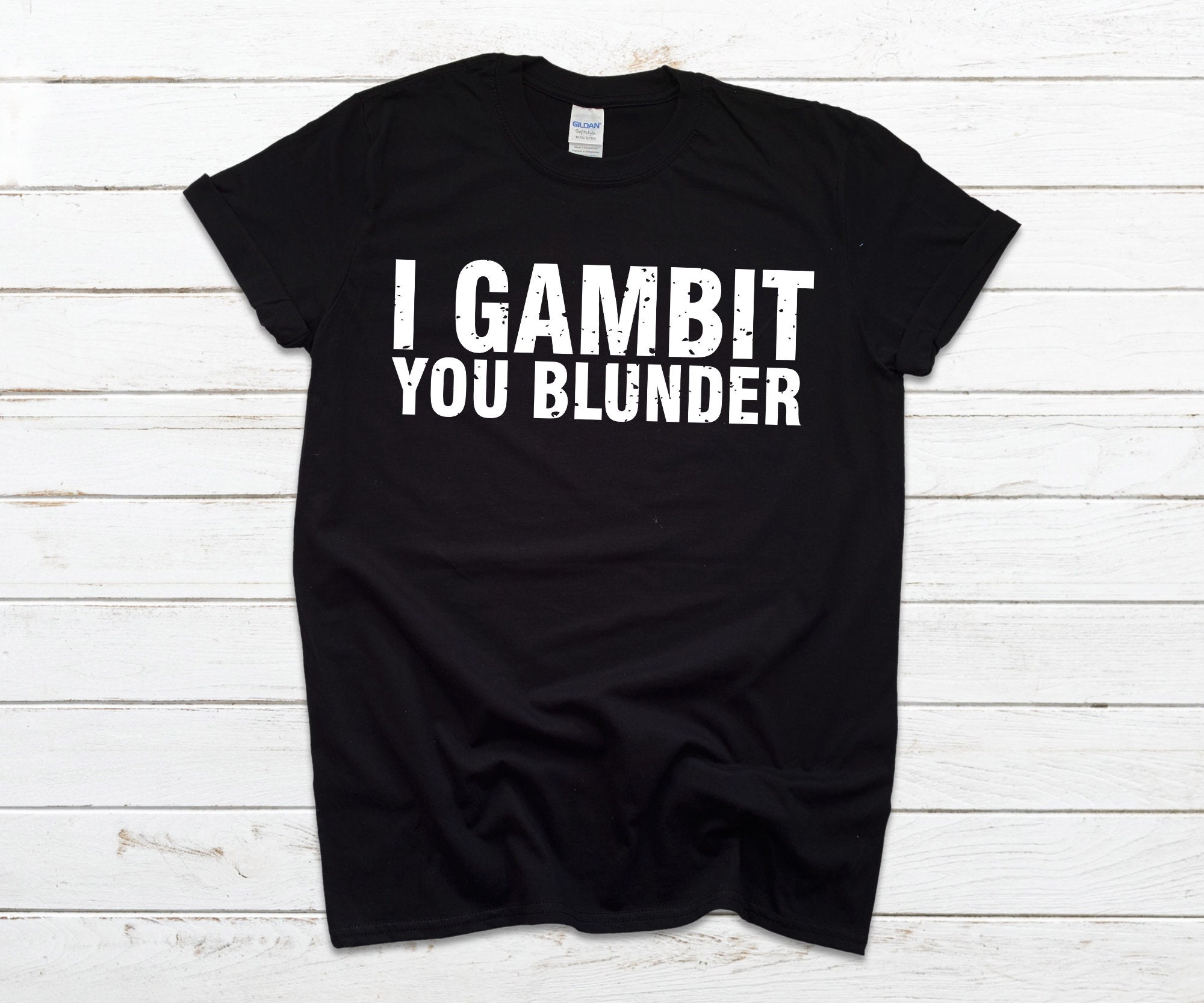 King's Gambit Chess T-shirt – Zero Blunders