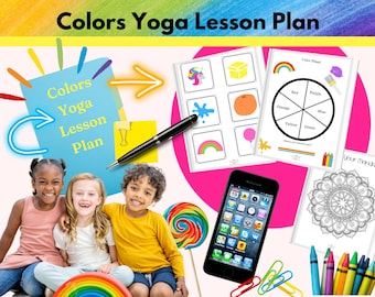 Colors Yoga Lesson for Kids | Yoga Kids Teacher | Yoga Teacher | Kids Yoga