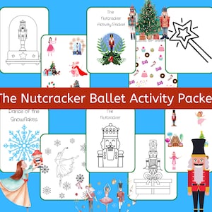 The Nutcracker Activity Bundle | Nutcracker Ballet | Nutcracker Coloring | Christmas Ballet