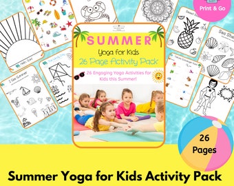 Summer Yoga 26 Page Activity Pack