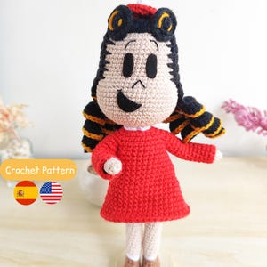 Little Lulit - Crochet amigurumi pattern PDF - ESP/ENG