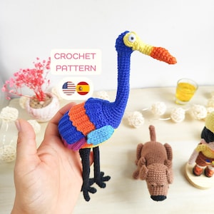 Colorful Explorer Bird Amigurumi Crochet Pattern | Patrón PDF de Ave Exploradora [ESP-ENG]