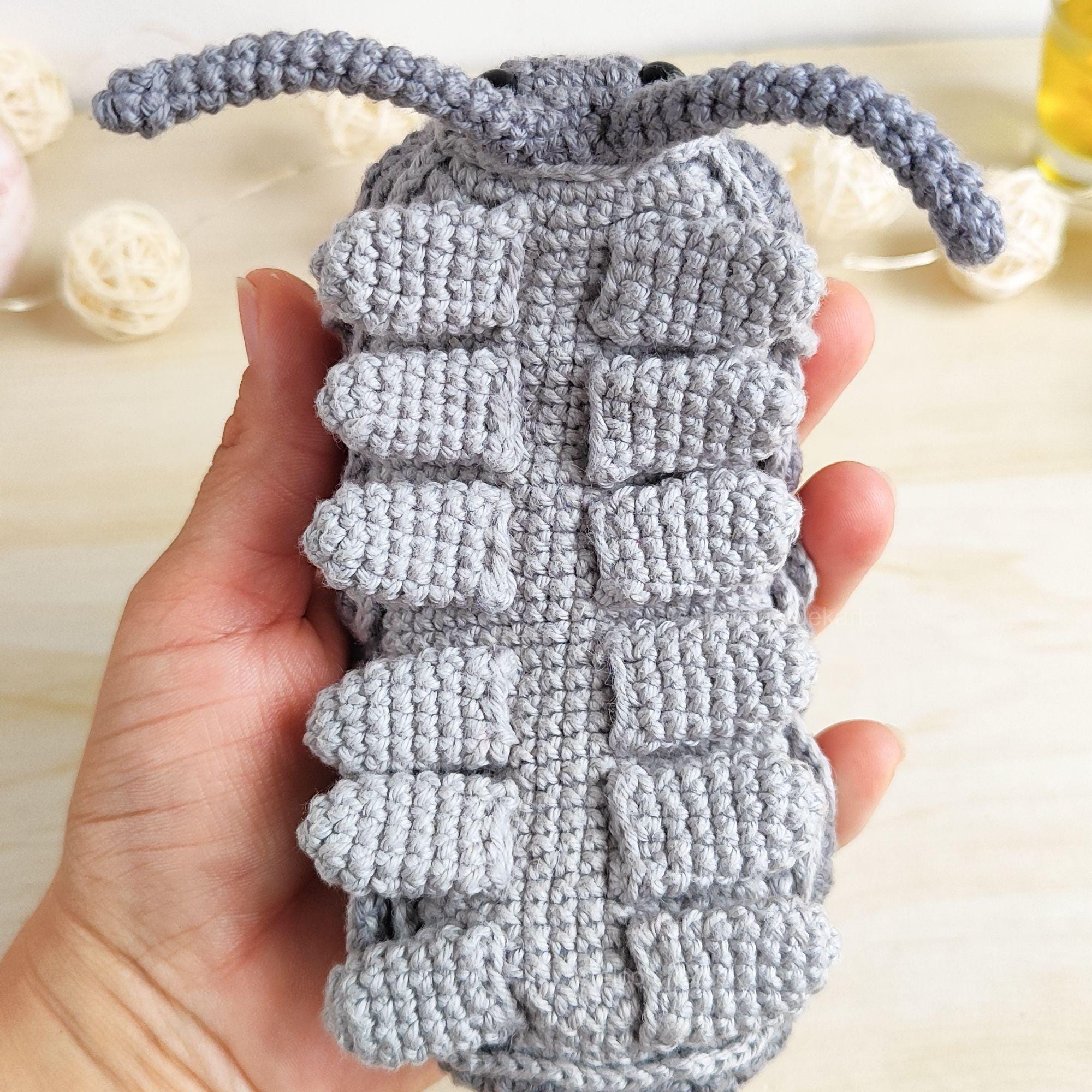 Pill Bug | Roly Poly Amigurumi Crochet Pattern PDF | Isopod Crochet ...