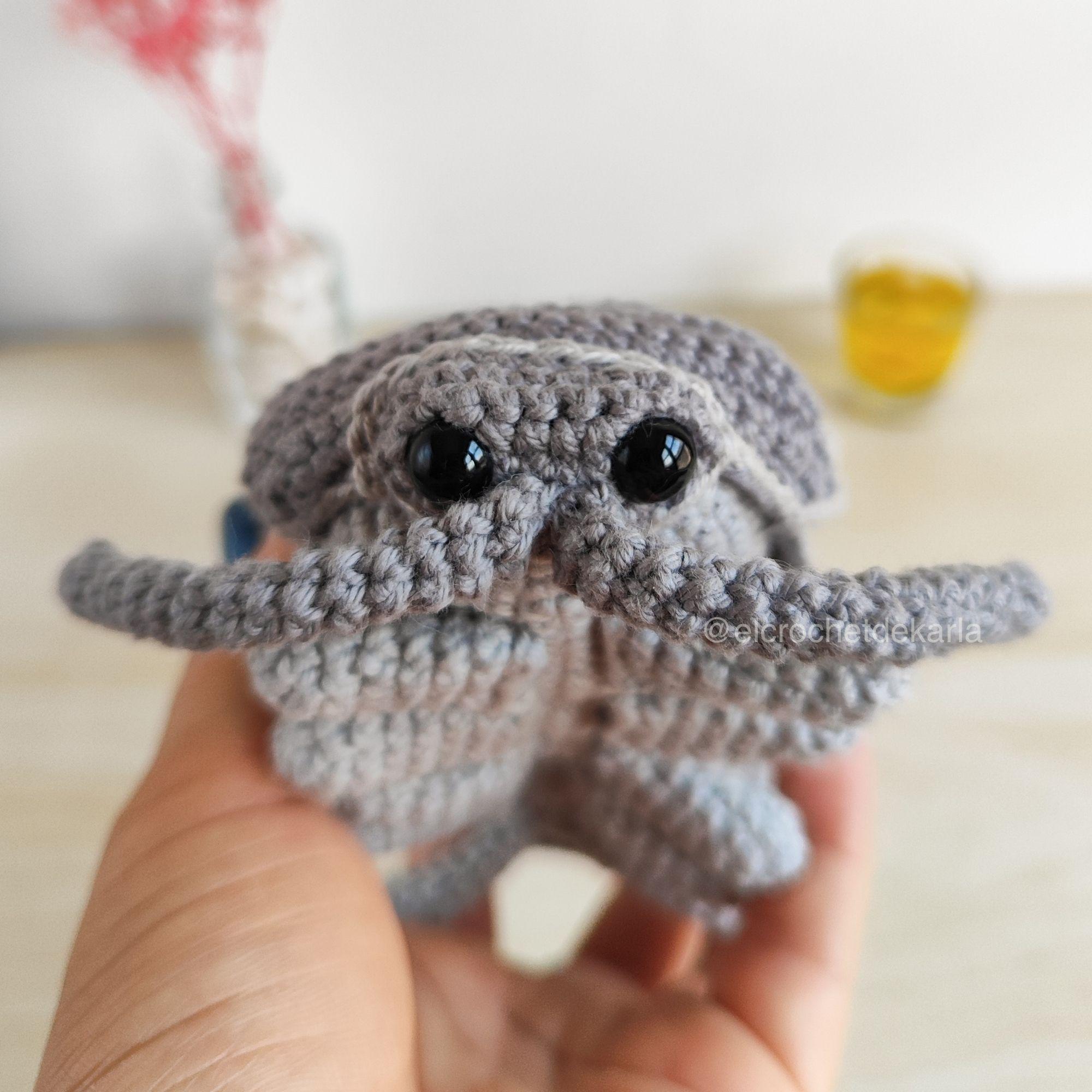 Pill Bug | Roly Poly Amigurumi Crochet Pattern PDF | Isopod Crochet ...