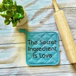 Personalized Pot Holder Gifts | Gifts for Parents | 6.5 inches