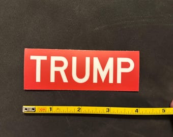 Stop Trump stop sign sticker - 4"