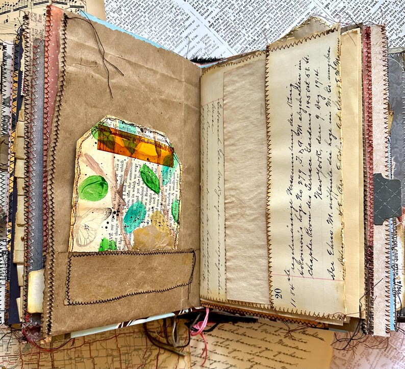 Tim Holtz Fabric Covered Journal, Journal, Junk Journal - Etsy