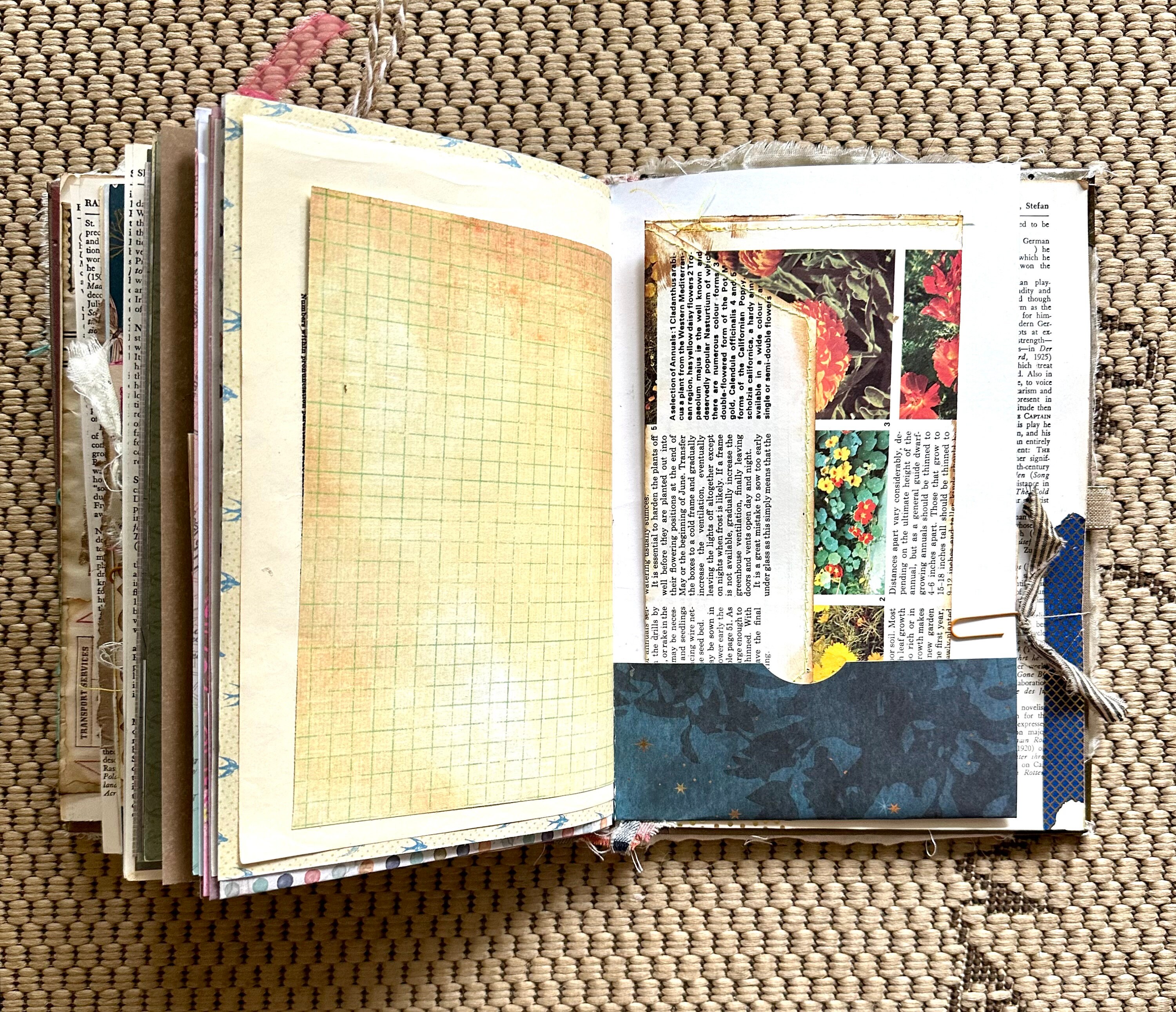 Journal Vintage Book Journal Junk Journal Etsy