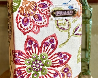 Handmade Vintage Fabric Journal
