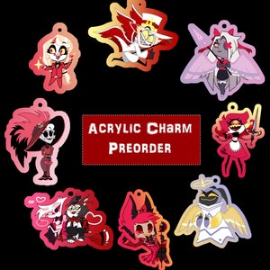 Hazbin Hotel Acrylic Charm Preorder