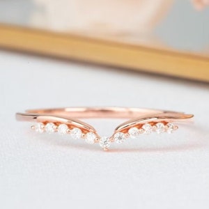 Sterling Silver Diamond Wedding Band: Round Cut Anniversary Ring