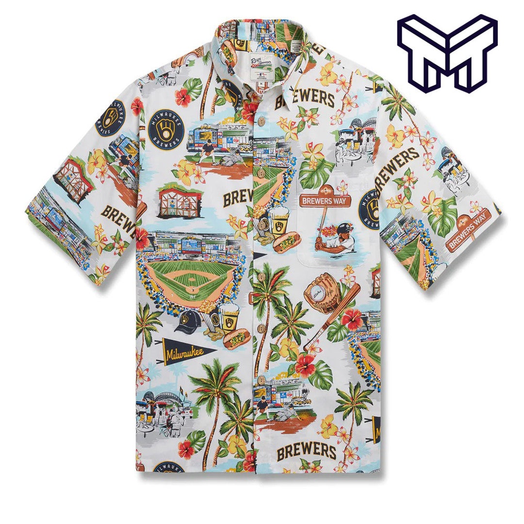 Mlb Milwaukee Brewers Hawaiian Shirt Trending Hawaiian Aloha - Etsy
