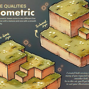 Isometric Farm Harvest Procreate Stamp Brushes ( NEW ISOMETRIC COLLECTION ) image 2
