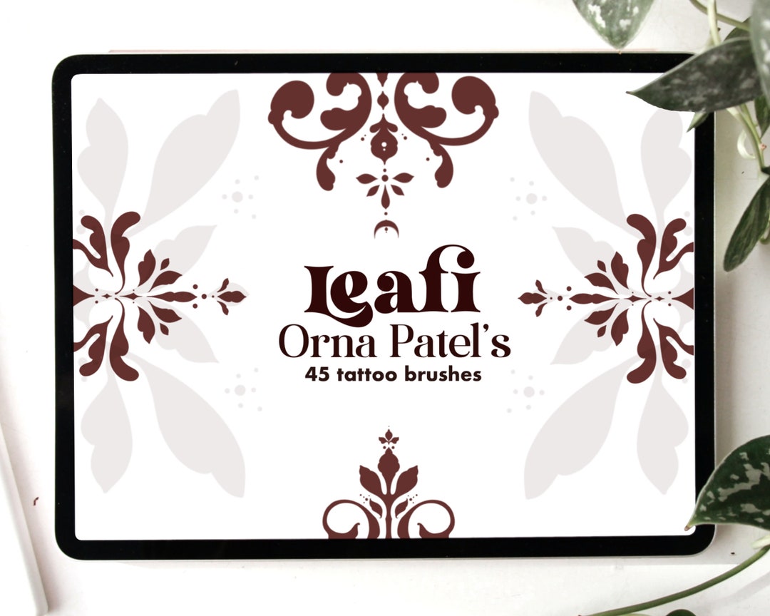 45 Leafi Orna Patel’s Procreate Stamp Brushes | Minimalist Ornaments ...
