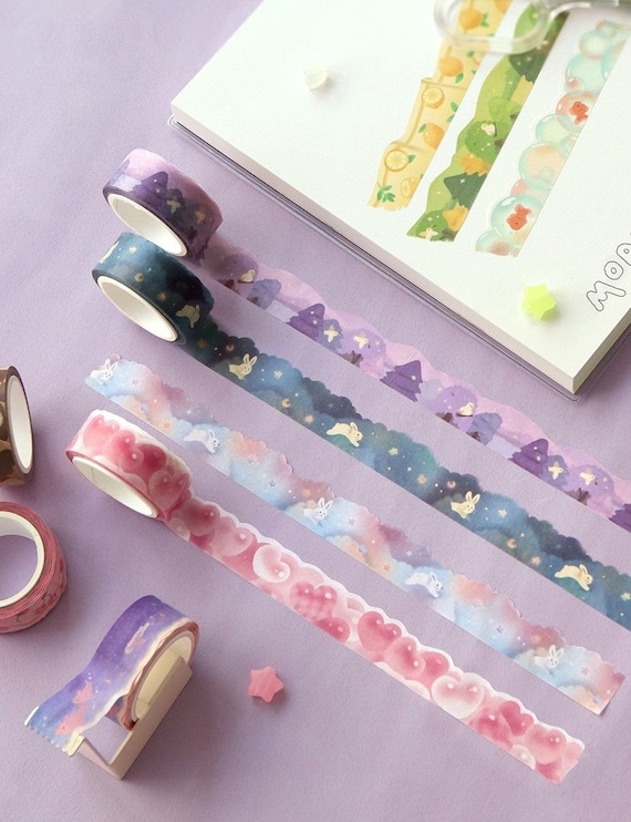 Die-cut Washi Tape | Cute Washi Tape, Bullet Journal Tape