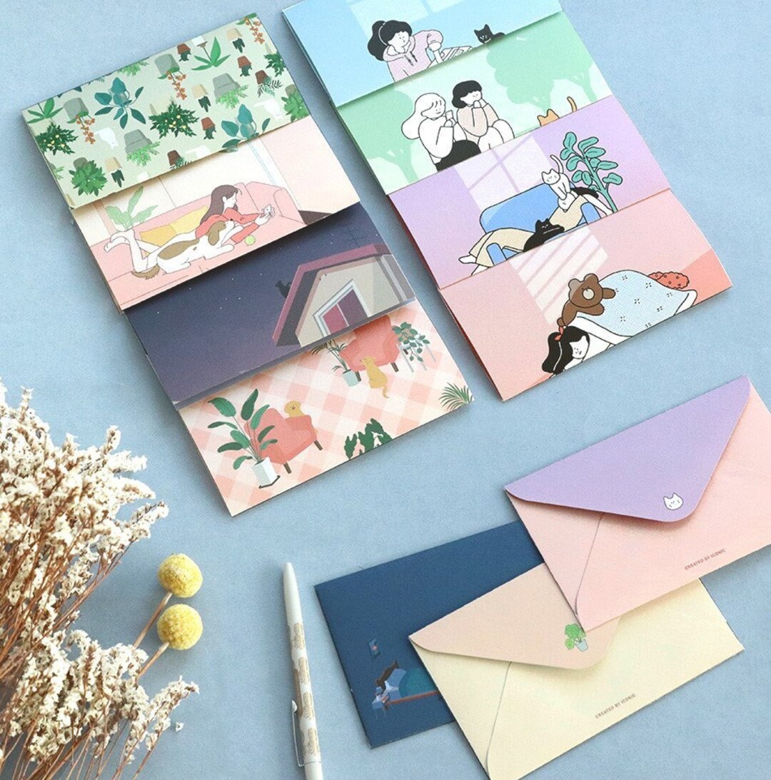 Daily Letter Set Series II Cute Letter Set, Kawaii Letter Set, Cute