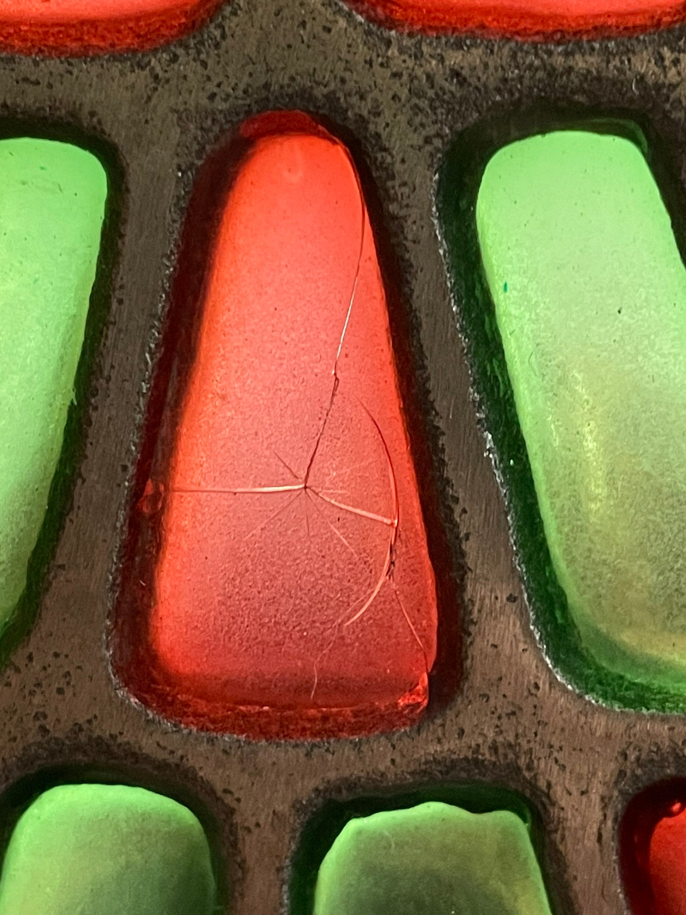 Vintage Stained Glass Cast Iron Christmas Tree Candle Holder Etsy