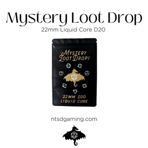 ミステリールートドロップ | リキッドコア | シングル 22 mm リキッドコア D20 | RPG | D&D