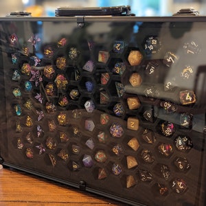 Chest of Hoarding | 26 Set Capacity | Plexi Glass Dice Display Case