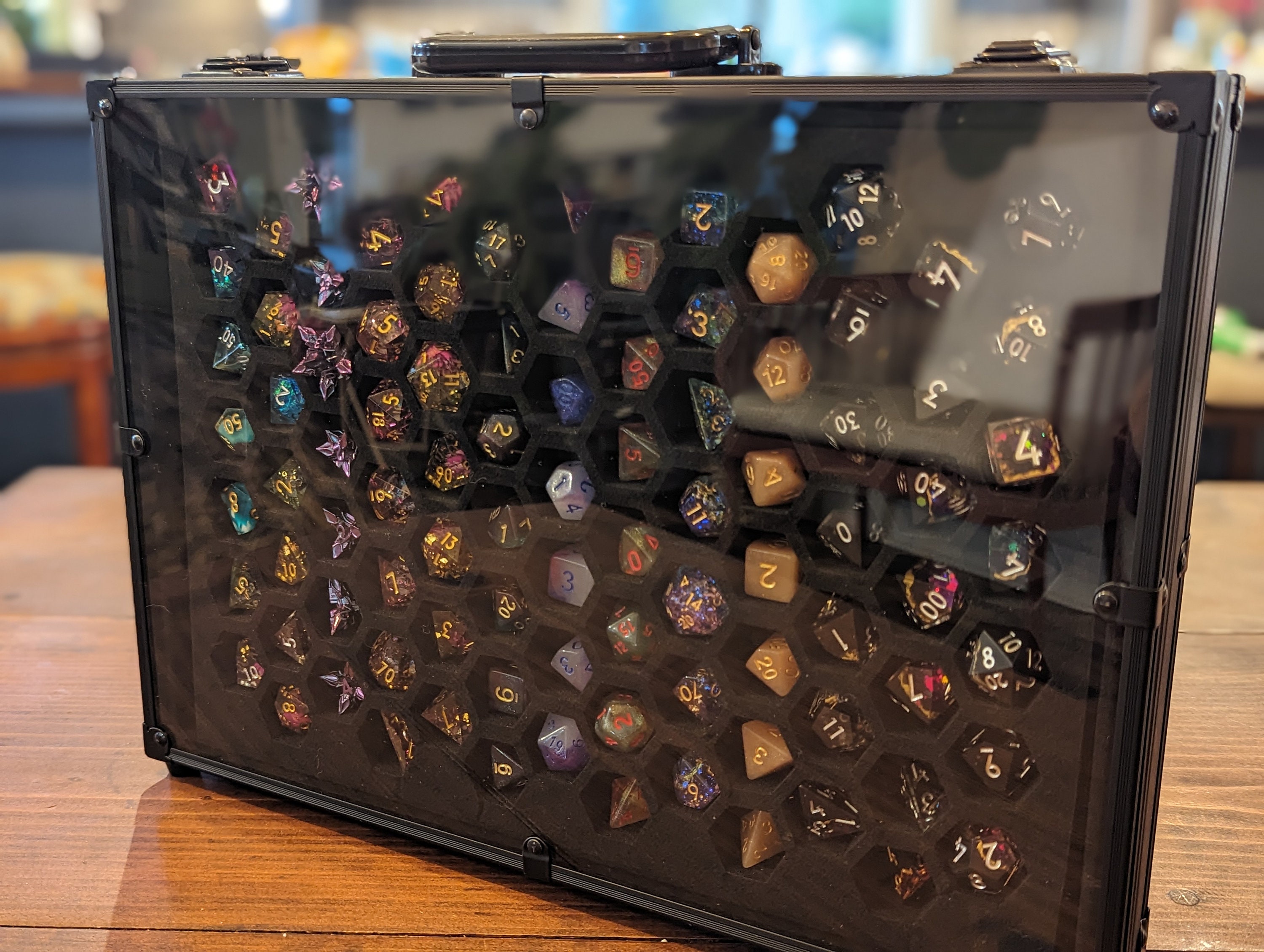 Chest of Hoarding | 26 Set Capacity | Plexi Glass Dice Display