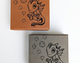 Adoragon - D&D - Vegan Leather Dice Box
