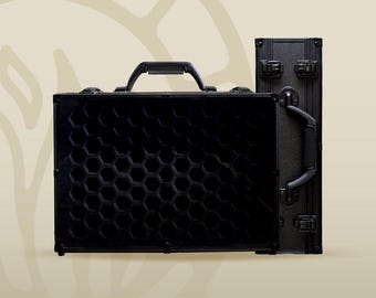 COLOSSAL Chest of Hoarding | 66 Set Capacity! | Plexi Glass Dice Display Case | D&D Dice | RPG
