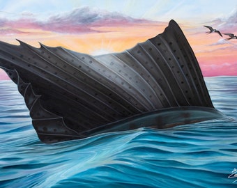 プリント - セイルフィッシュ - ビルフィッシュ 魚 メカジキ マカジキ