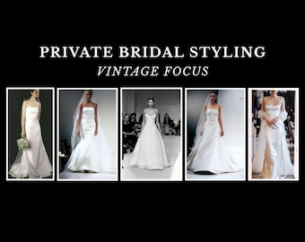 Encuentra tu vestido de novia vintage / Edición de estilo personalizada