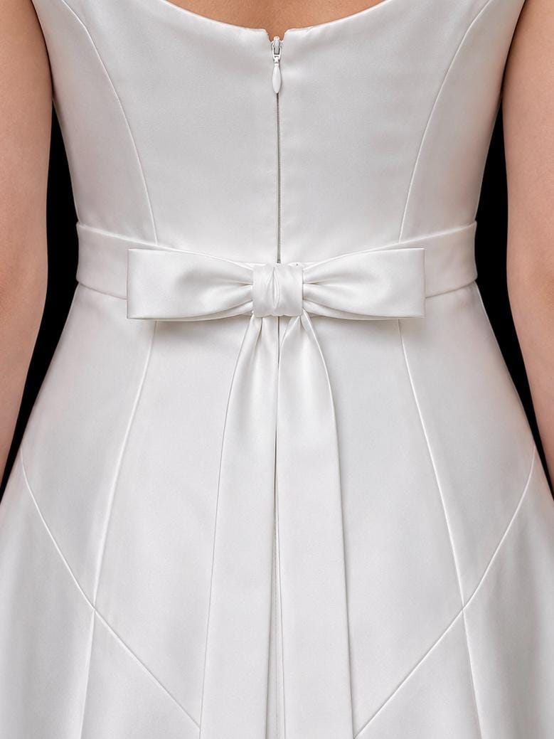 vera wang 90s off shoulder wedding dress with bow I Scoured the Internet for Vintage Vera Wang Wedding Dresses So You Don't Have To